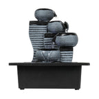 Tabletop resin four-layer bowl-shaped water feature ornaments