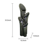 Four-layer LED light landscape garden water fountain