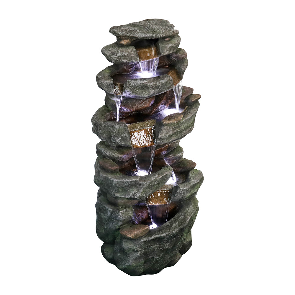 Outdoor resin material LED light five-layer waterscape