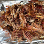 Roasted whole lamb meat served at a Bay Area private catering event

