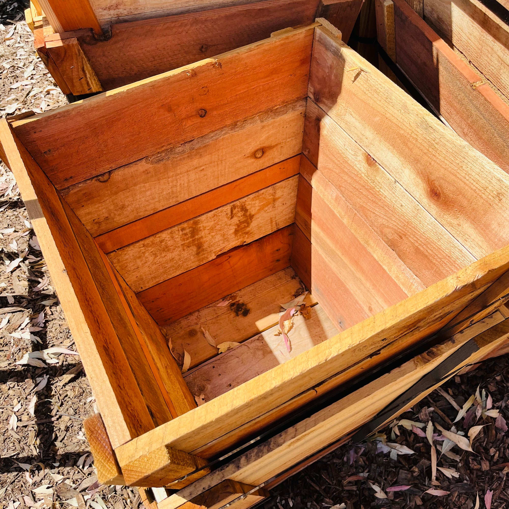 Planting pot-wooden square planting box/flower box/vegetable bed 
