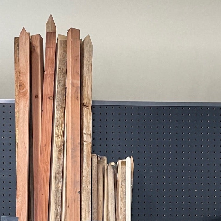 Planting pole-wood
