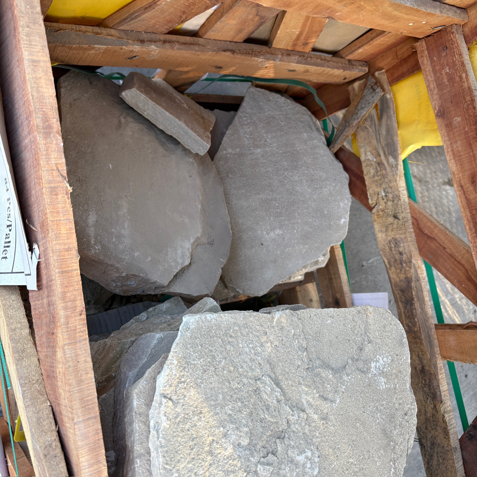 Sandstone slabs