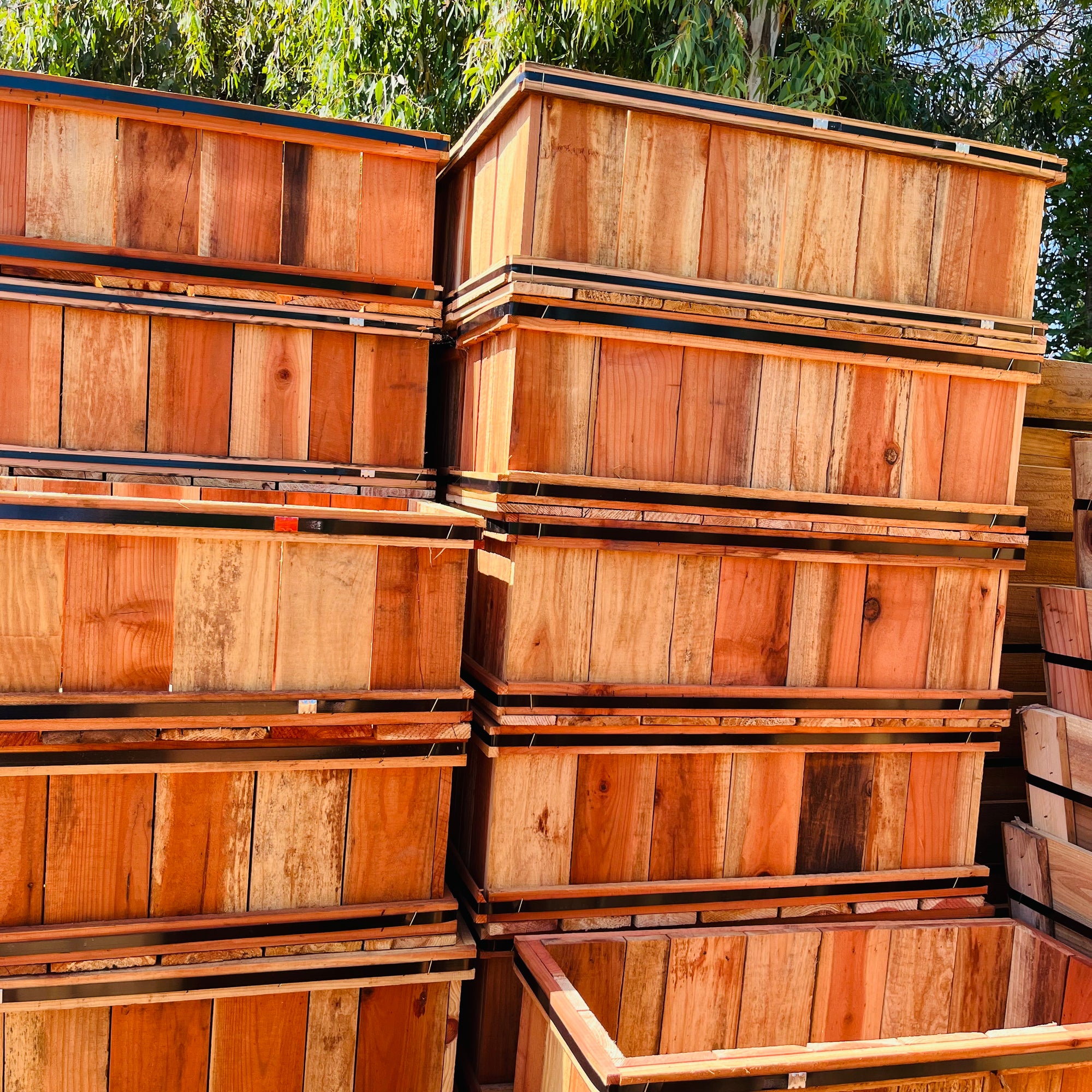 Planting pot-wooden rectangular planting box/flower box/vegetable bed