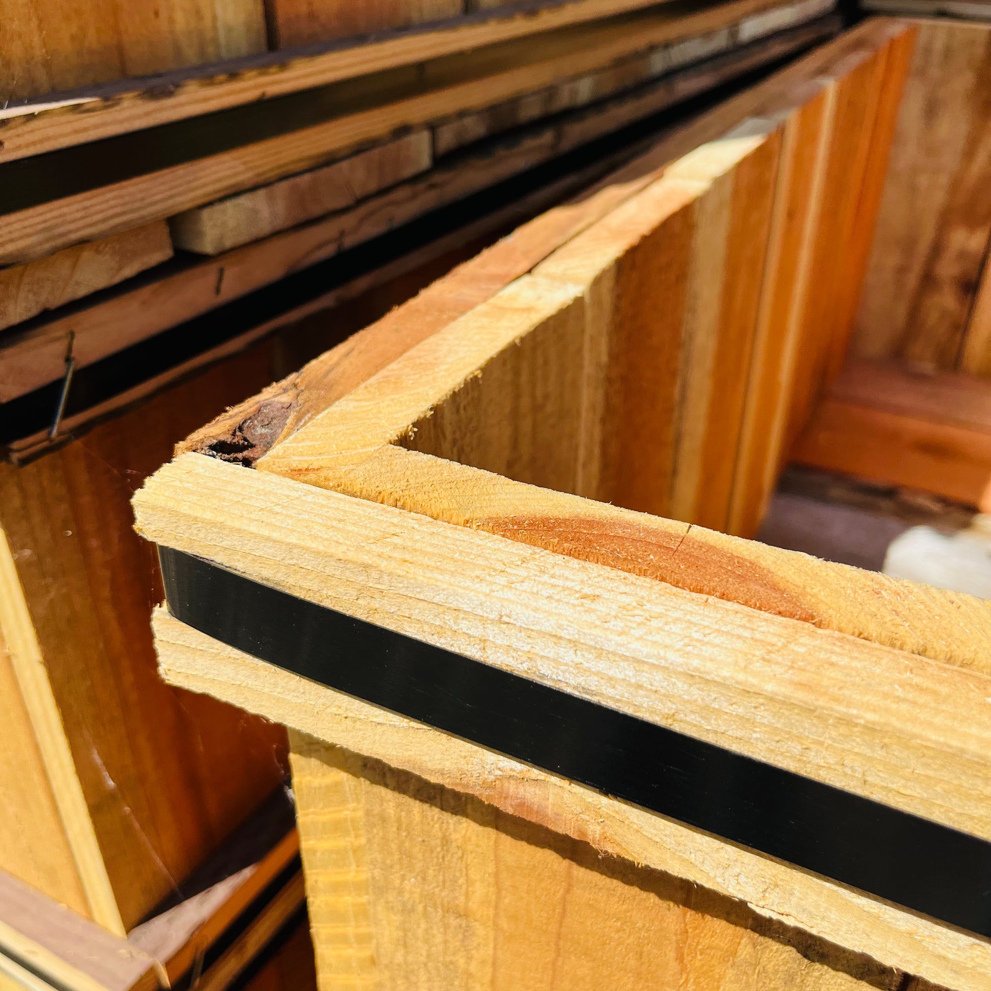Planting pot-wooden rectangular planting box/flower box/vegetable bed