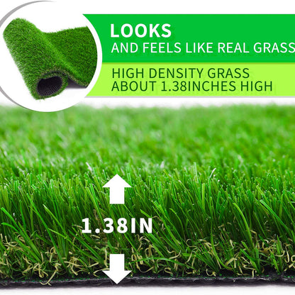 Artificial turf high simulation four-color grass silk custom size can be installed on site free estimate