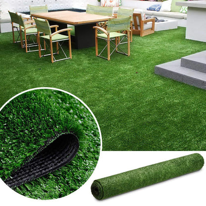 Artificial turf high simulation four-color grass silk custom size can be installed on site free estimate